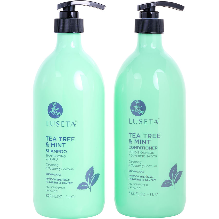 Luseta Tea Tree & Mint Shampoo And Conditioner Set 1000 ml