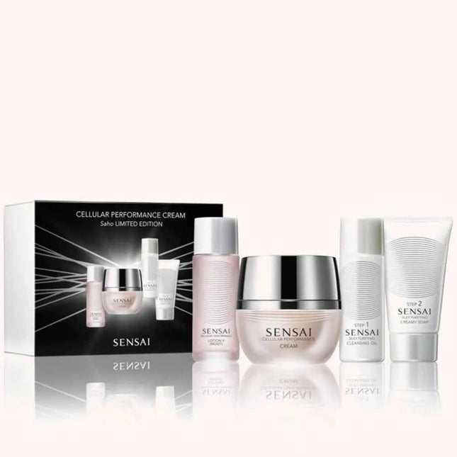 Sensai Cellular Performance Crema 40 ml Locion Ii 20 ml Aceite Limpiador 30mljabon Unisex, 30 ml