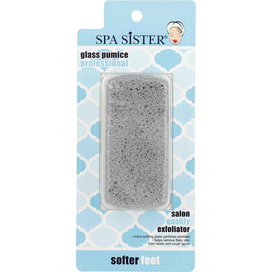 Spa Accessories Glass Pumice Sponge - Charcoal