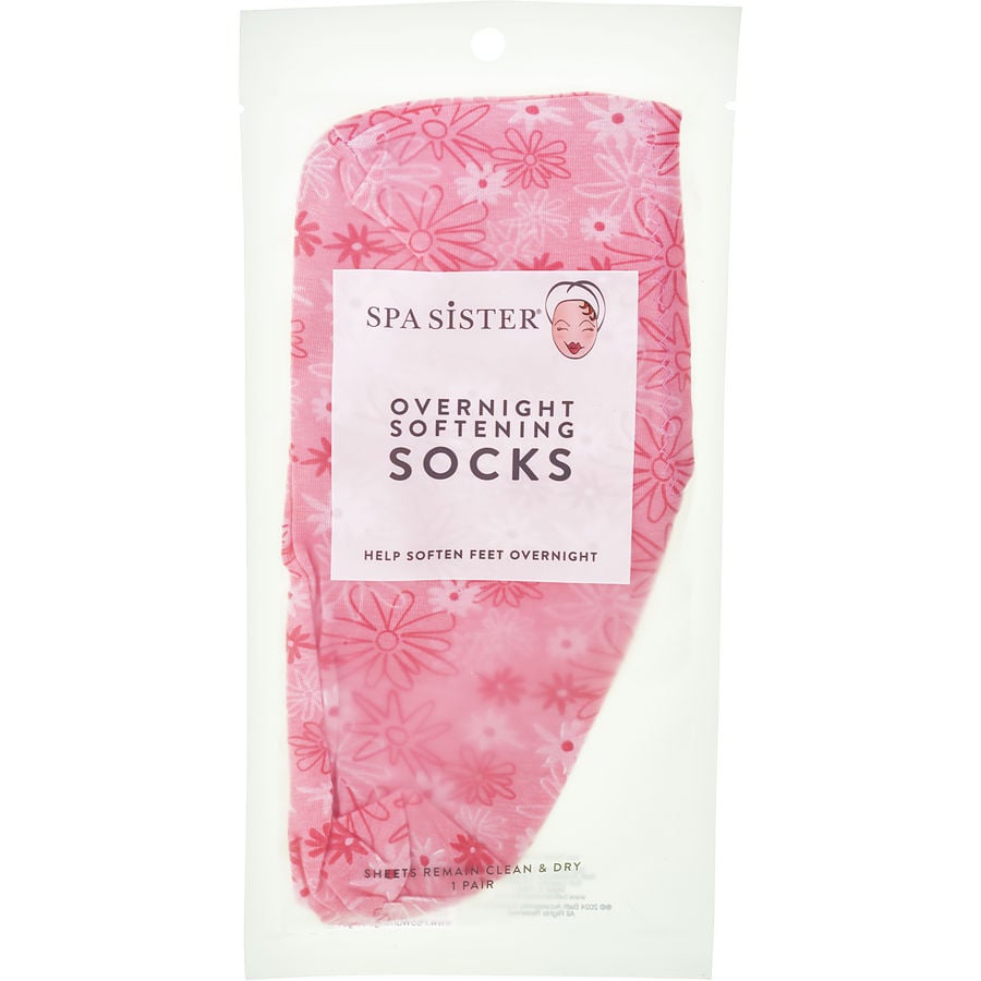Spa Accessories Spa Sister Overnight Softening Socks - Daisy