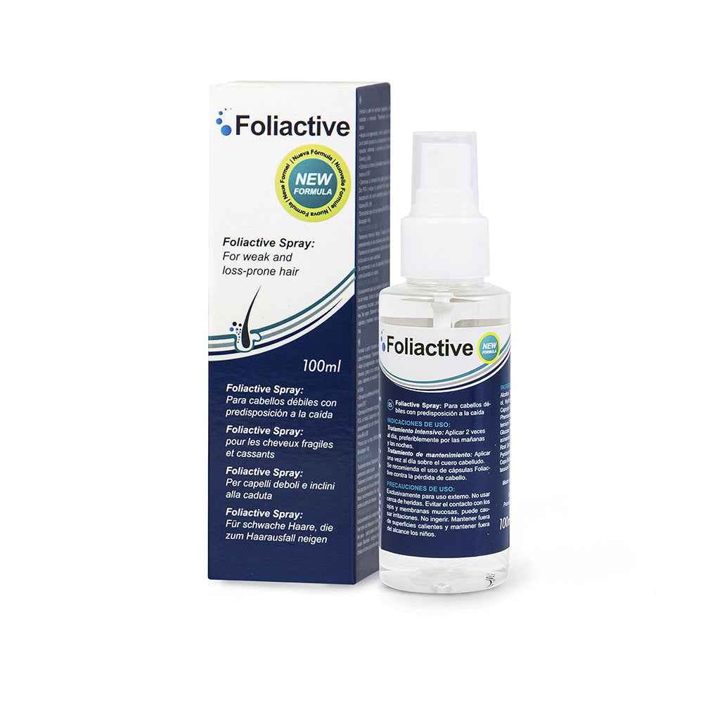500 Cosmetics Foliactive – Hair Spray Treatment Unisex, Anti-Hair Loss, 100 ml