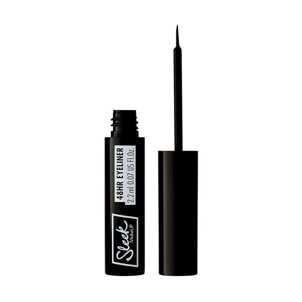 Sleek 48hr Liquid Eyeliner Black Unisex, 2,2 ml