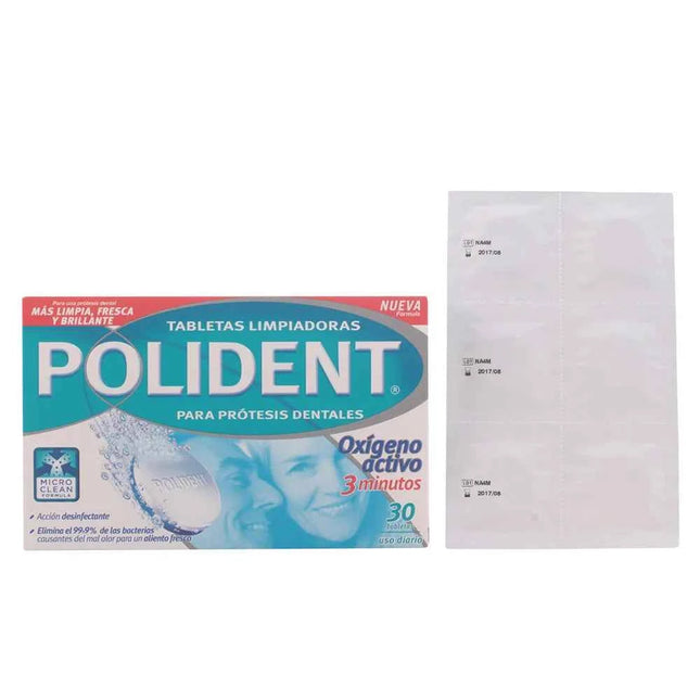 Polident Cleaning Tablets Unisex, 30 Units