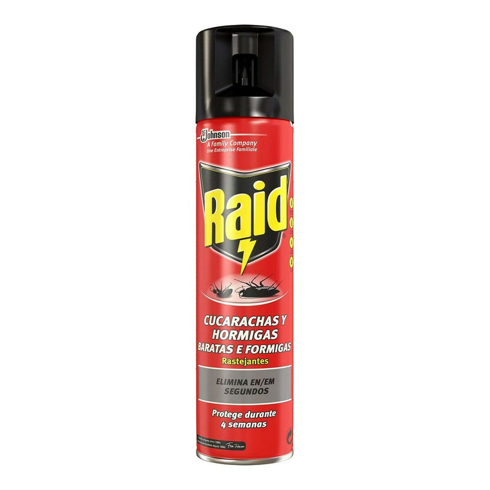 RAID Rastreros Insecticida Acción Inmediata – Spray, 400 ml