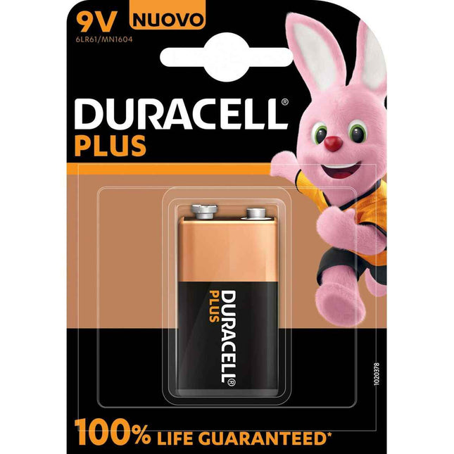 Duracell Plus Power 9v 6lr61-Mn1604 Pila X 1 U
