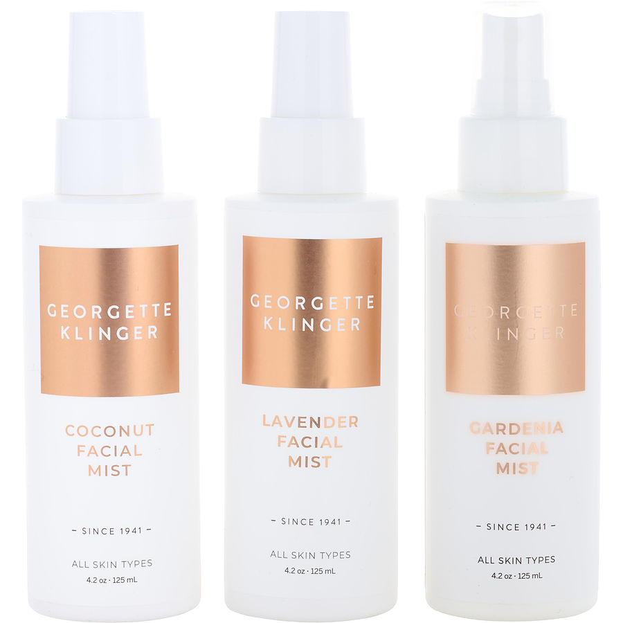 Georgette Klinger Facial Mist Trio: Coconut + Gardenia Lavender --2x125ml/4.2oz