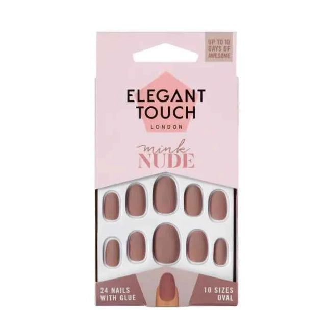 Elegant Touch Polish Nude Nails Mink Unisex