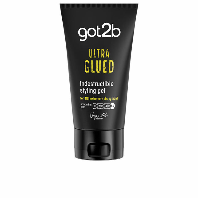 Schwarzkopf Got2b Ultra Glued – Gel De Peinado Unisex, 150 ml