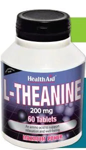 Health AID L-Teanina 200 Mg 60 Comp