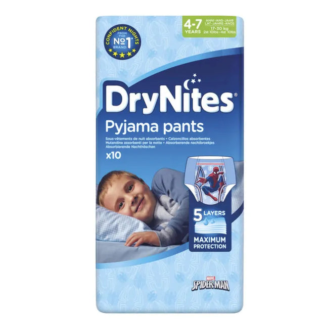 Drynites Pyjama Pants 4-7 Years, 10 Units