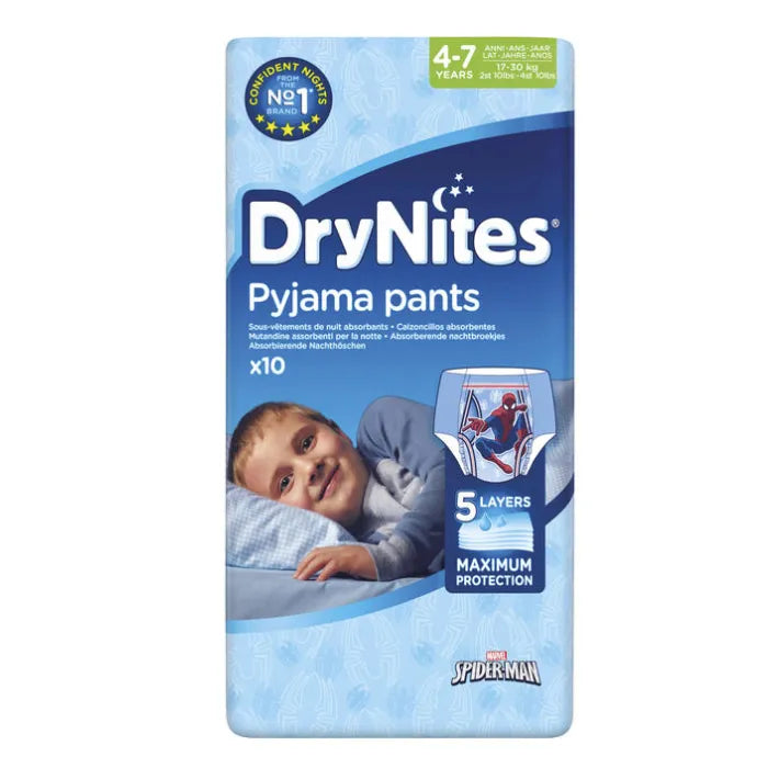 Drynites Pyjama Pants 4-7 Years, 10 Units