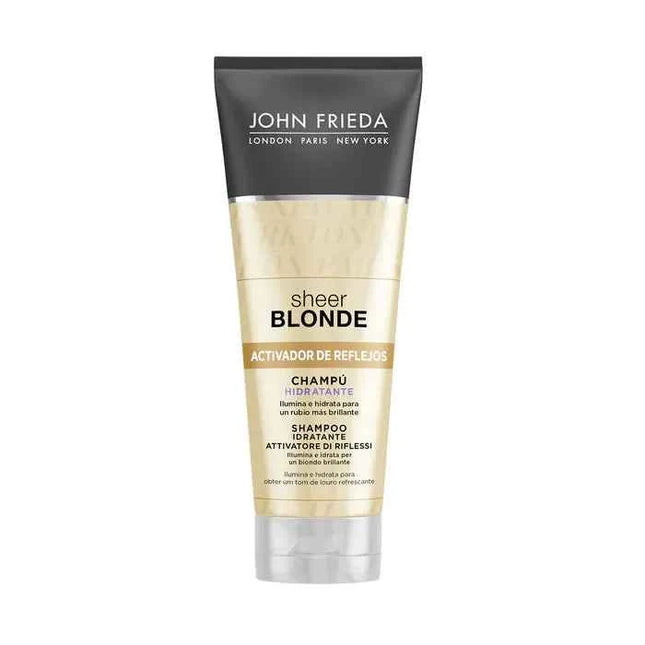 JOHN Frieda Sheer Blonde Highlight Activating Brightening – Shampoo Lighter Blondes Unisex, 250 ml