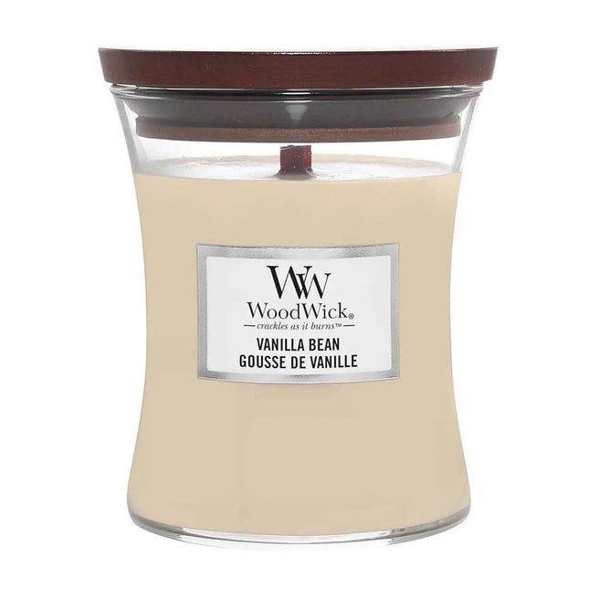 Woodwick Vela Vanilla Bean, 275 g