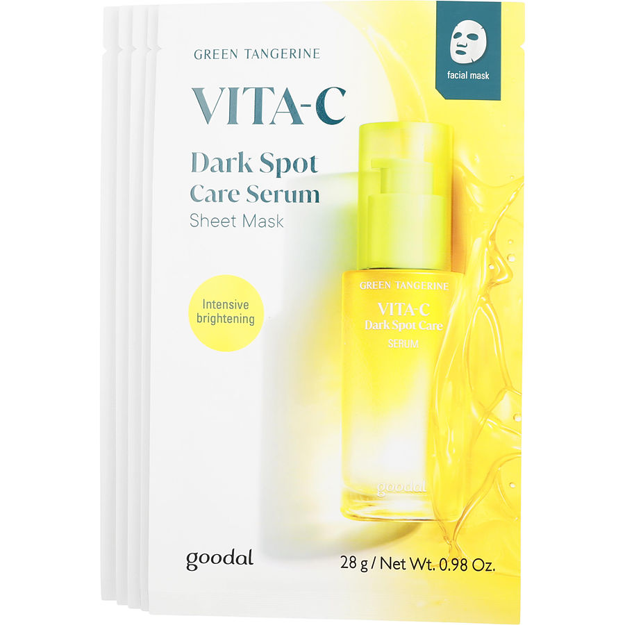 Goodal Green Tangerine Vita C Dark Spot Care Serum Sheet Mask 5 Sheets