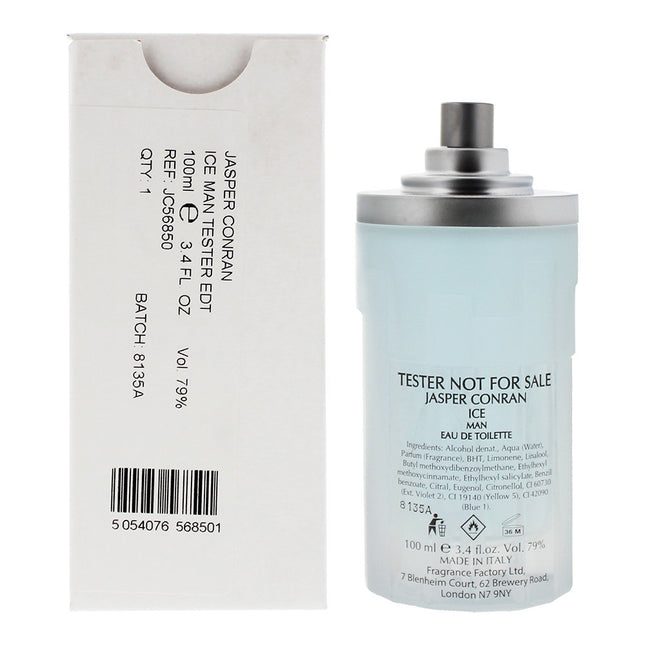 Jasper Conran Ice – Eau de Toilette for Men, 100 ml Tester