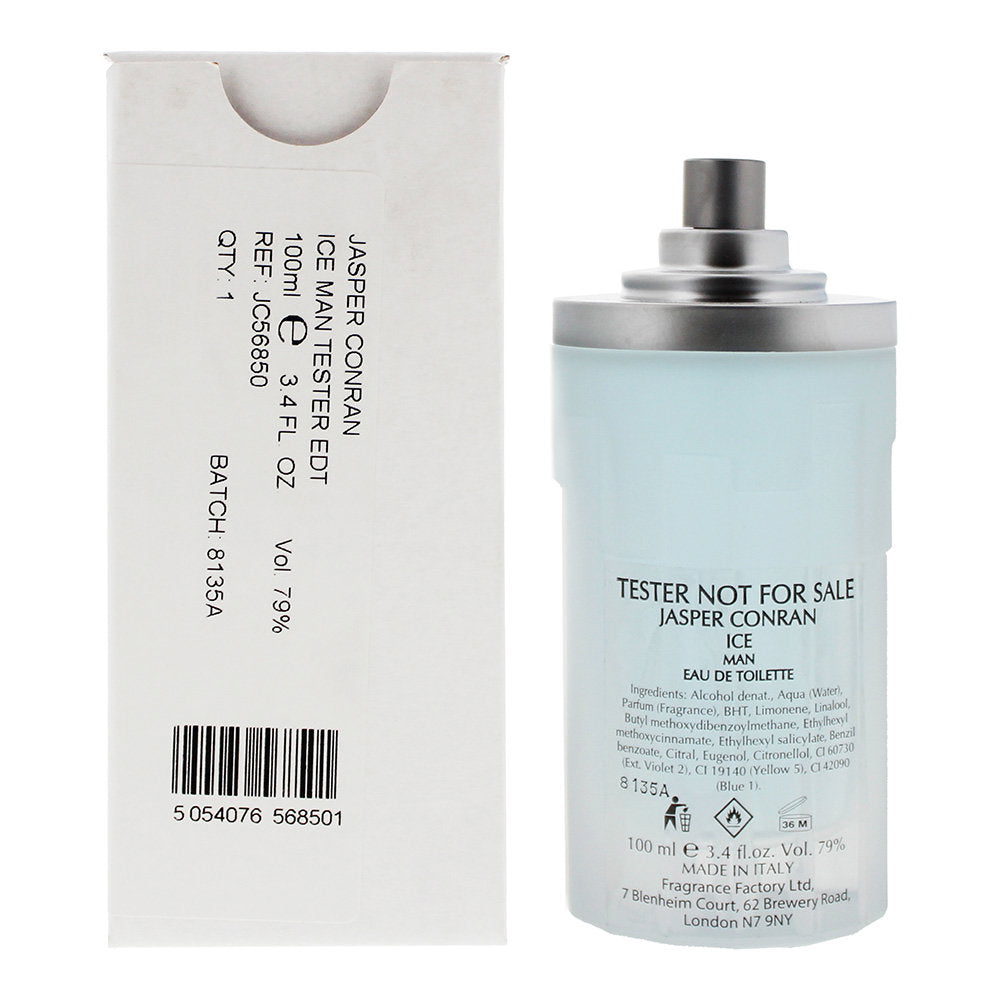 Jasper Conran Ice – Eau de Toilette for Men, 100 ml Tester