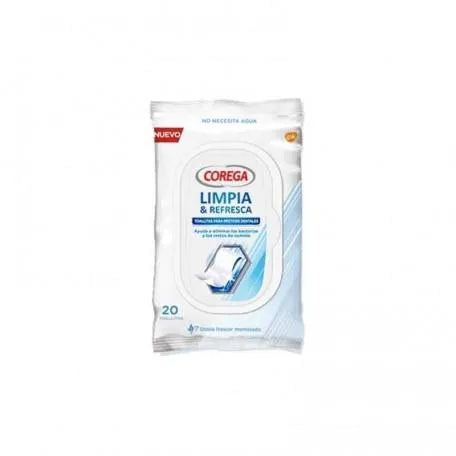 GSK Corega Toallitas Limpiadoras 20 Uds