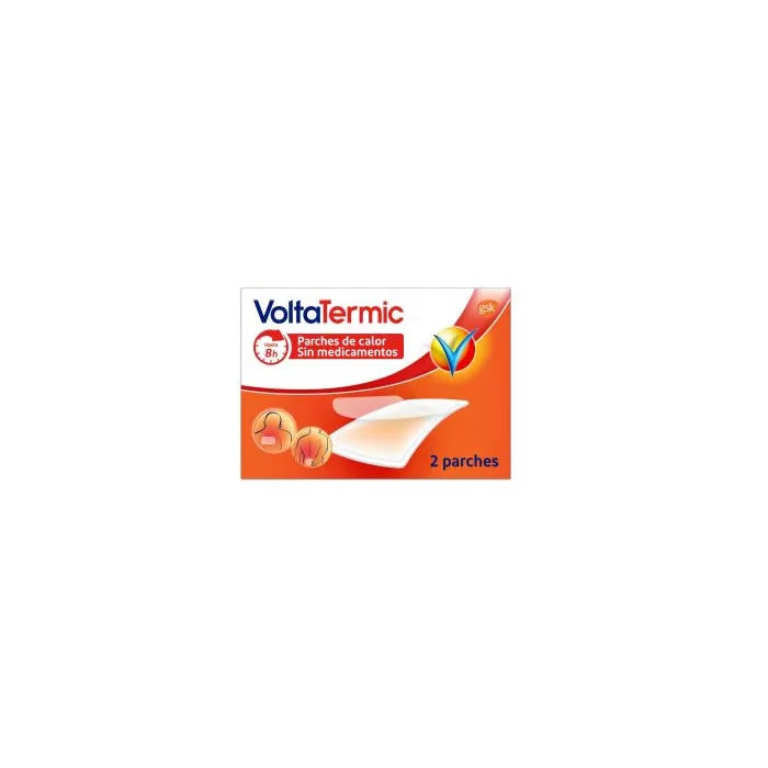 Voltatermic Heat Patches Without Medications Rectangular Shape, 2 Units