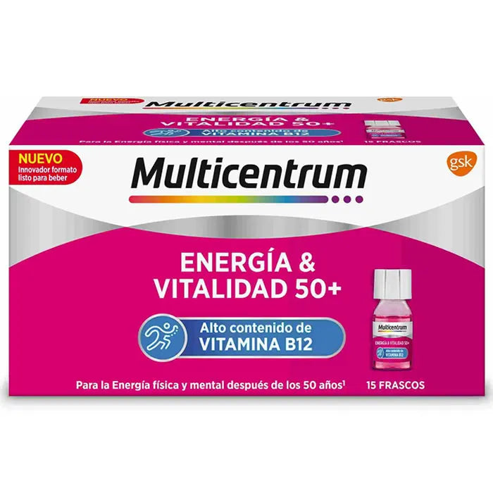 Multicentrum Energy & Vitality 50+, 15x7 ml