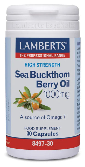 Lamberts Aceite Del Fruto Del Espino Amarillo 1000mg 30 Cap