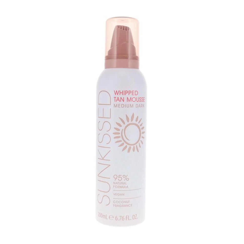 Sunkissed Whipped Tan Mousse Medium Dark – Spray Unisex, 200 ml Spray