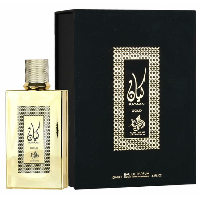 AL Wataniah Kayaan Gold – Eau de Parfum for Men Spray, 100 ml