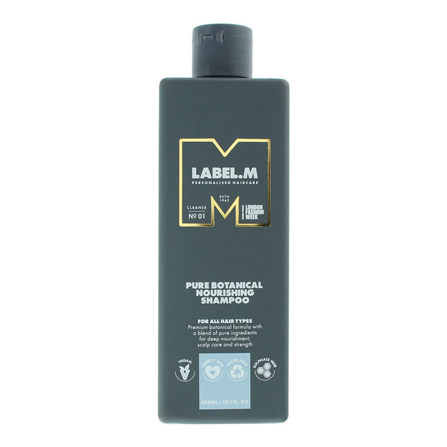 Label.M Pure Botanical – Hair Shampoo for Women, Nourishing, 300 ml