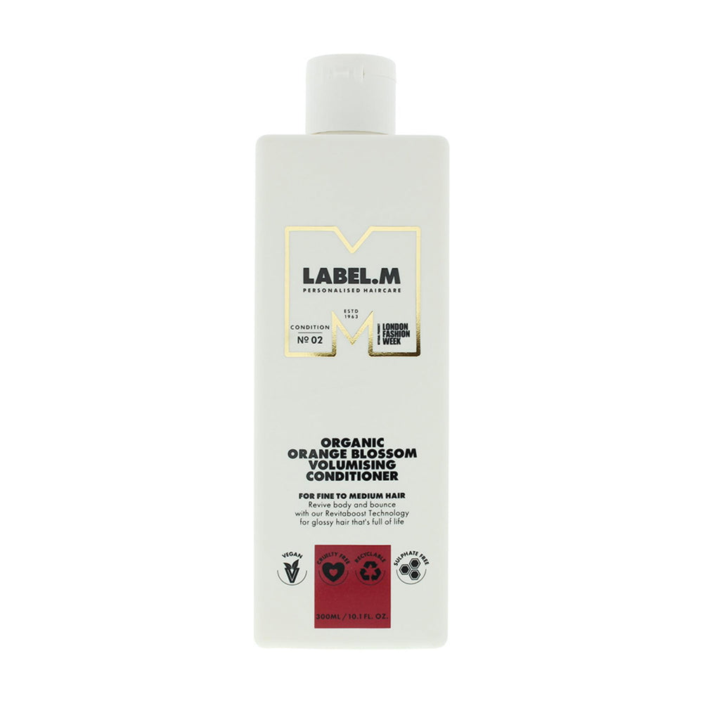 Label.M Organic Orange Blossom – Hair Conditioner for Women, Volume & Body, 300 ml