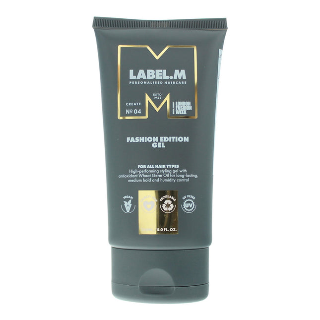 Label.M Fashion Edition – Hair Styling Gel Unisex, Humidity Resistant, Medium Hold, 150 ml