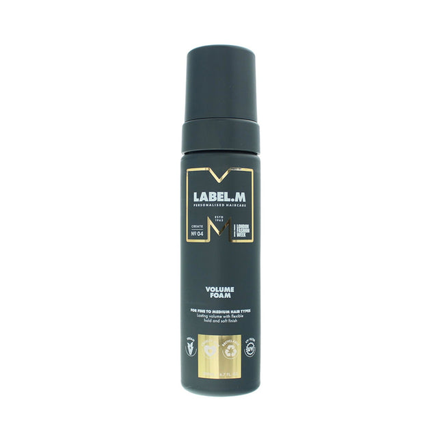 Label.M Volume – Hair Styling Mousse for Women, Volume & Condition, Flexible Hold, 200 ml