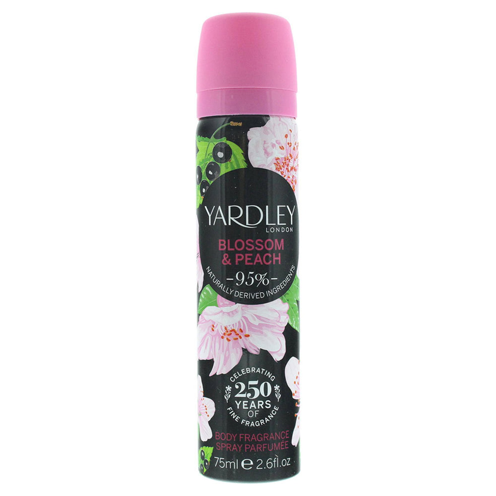 Yardley Blossom and Peach – Scented Spray for Women, 75 ml