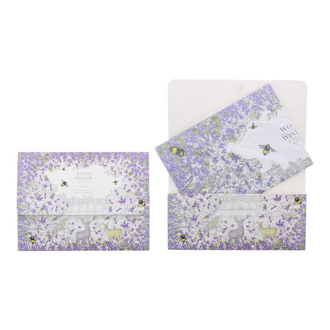 Woods Of Windsor Lavender – Metal Cup Holder Unisex, Drawer Liner, 5 pcs