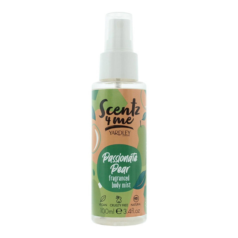 Yardley Scentz 4 Me Passionate Pear – Scented Spray for Women, 100 ml