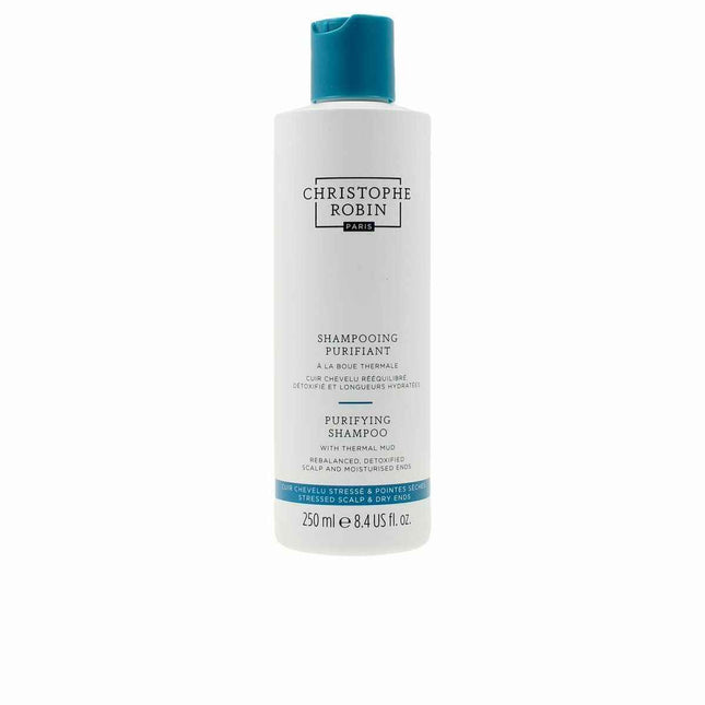 Christophe Robin Purifying – Shampoo Whith Thermal Mud 8,33 Fl Oz Unisex, 250 ml