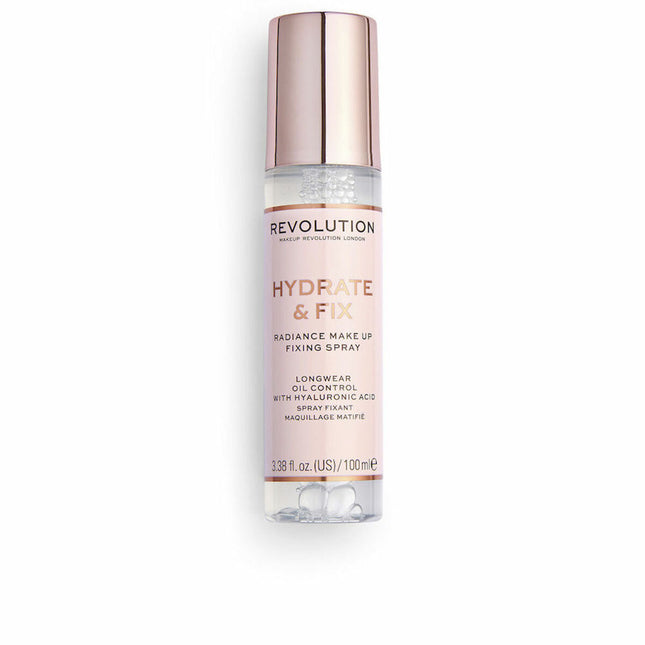 Revolution MAKE UP Hydrate y Fix Radiance Make Up Fixing – Spray Unisex, 100 ml