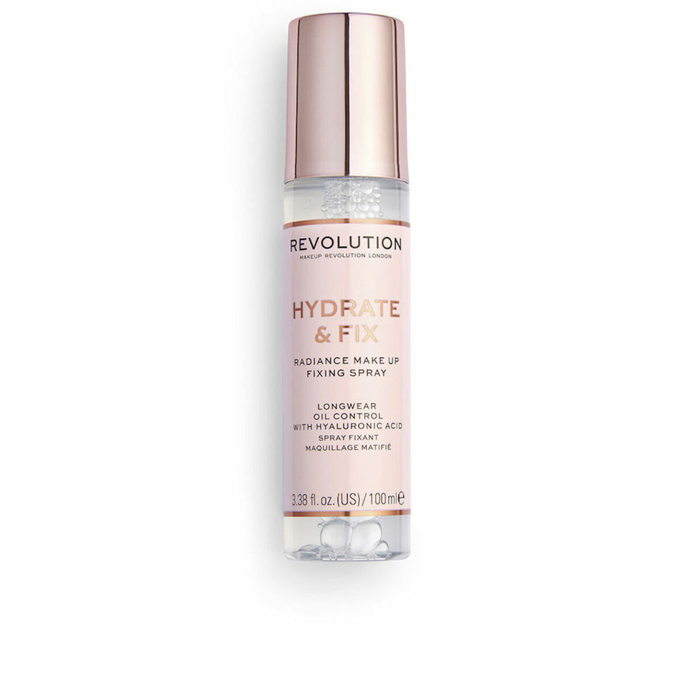 Revolution MAKE UP Hydrate y Fix Radiance Make Up Fixing – Spray Unisex, 100 ml