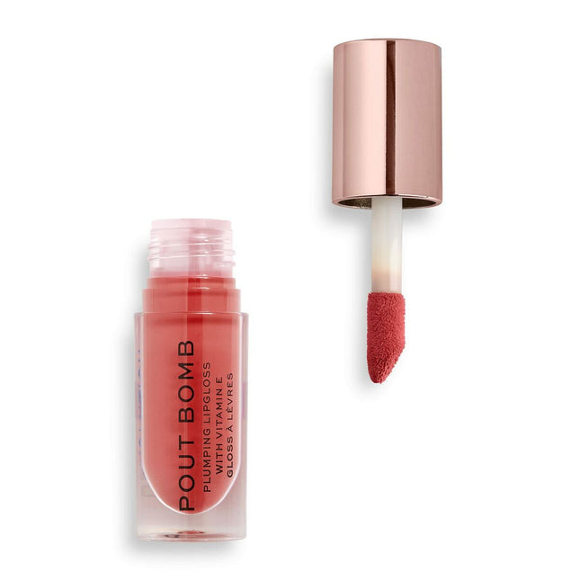 Revolution MAKE UP Pout Bomb Plumping Gloss Peachy Unisex, 4,6 ml