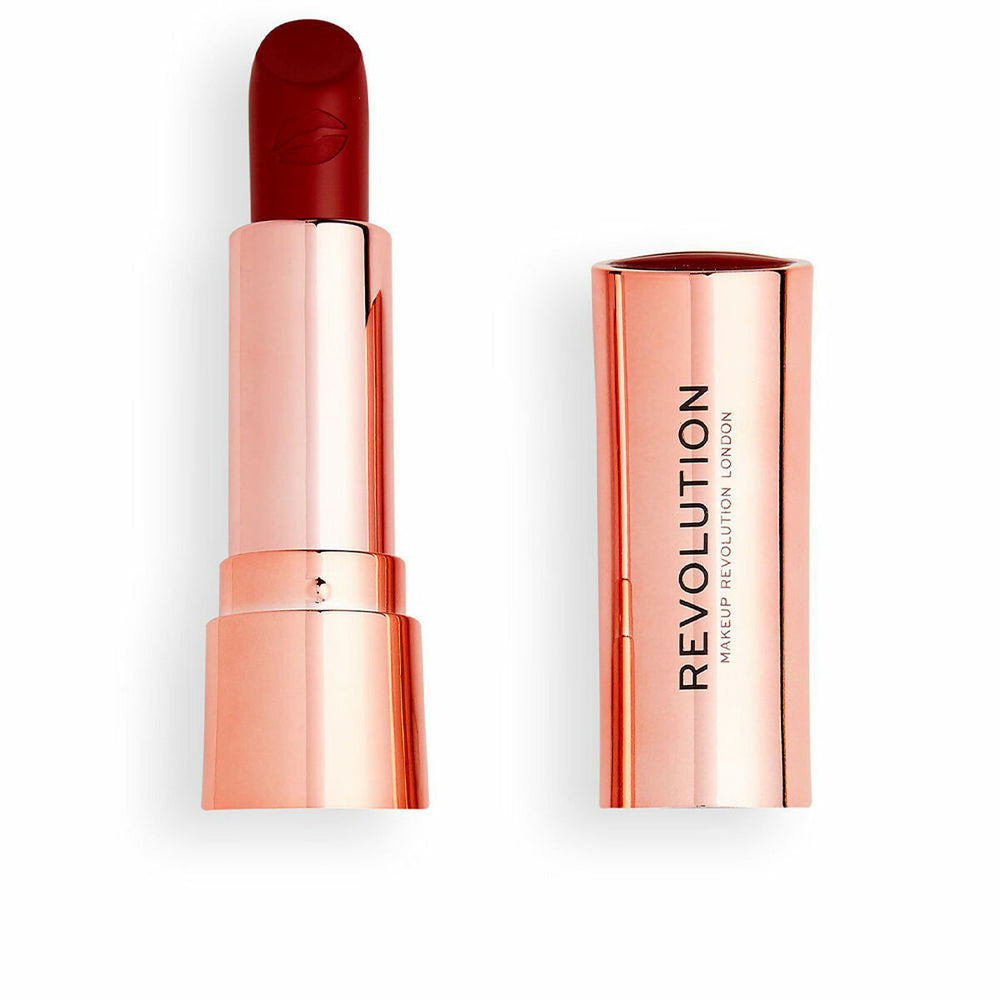 Revolution MAKE UP Satin Kiss – Lipstick Ruby Unisex, 3,50 g