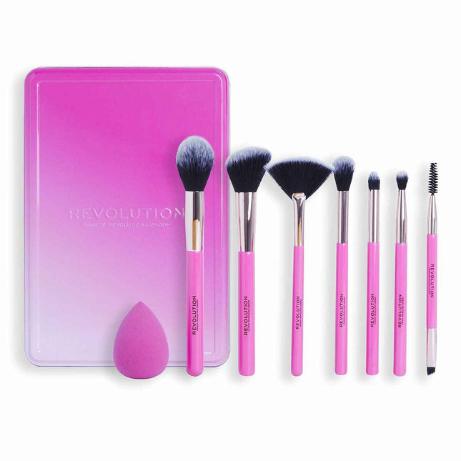 Revolution MAKE UP The Brush Edit Gift Lote 8 Piezas