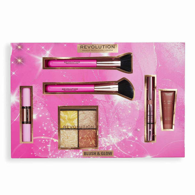 Revolution MAKE UP Blush y Glow Lote 6 Piezas Unisex