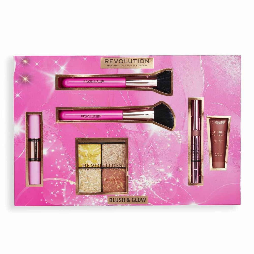 Revolution MAKE UP Blush y Glow Lote 6 Piezas Unisex
