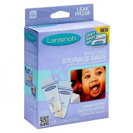 Lansinoh Bolsas Con – gelación Milk Materna 25uts