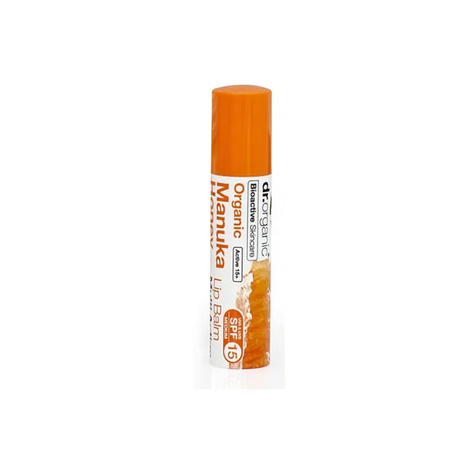 DR. Organic Dr Organic Manuka Honey Lip Balm 15Spf Unisex, 5.7 ml