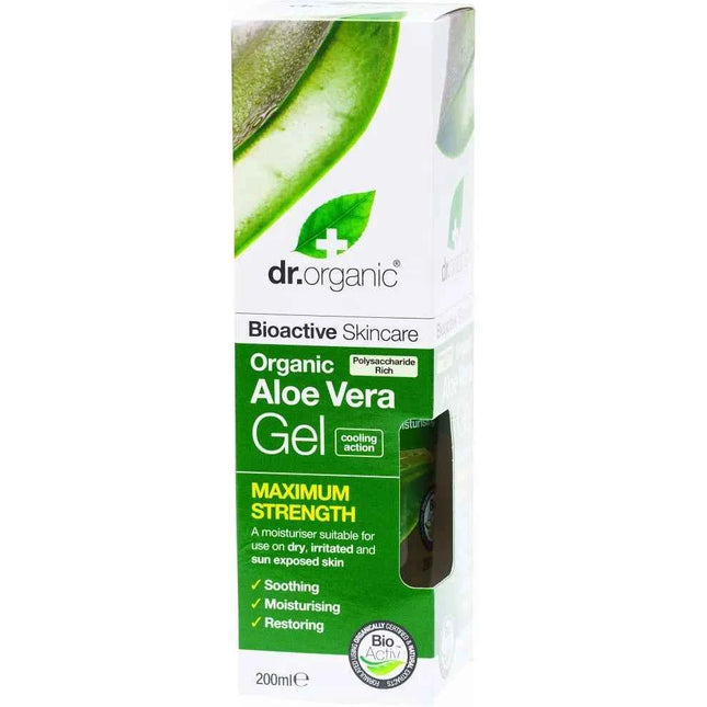 DR. Organic Dr Organic Aloe Vera – Gel Maximum Strength Unisex, 200 ml