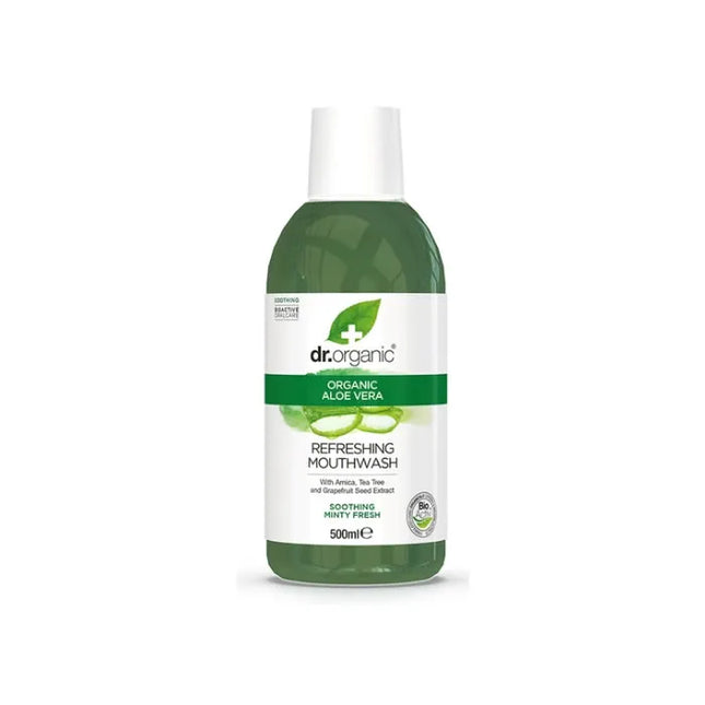 DR. Organic Aloe Vera Mouthwash, 500 ml