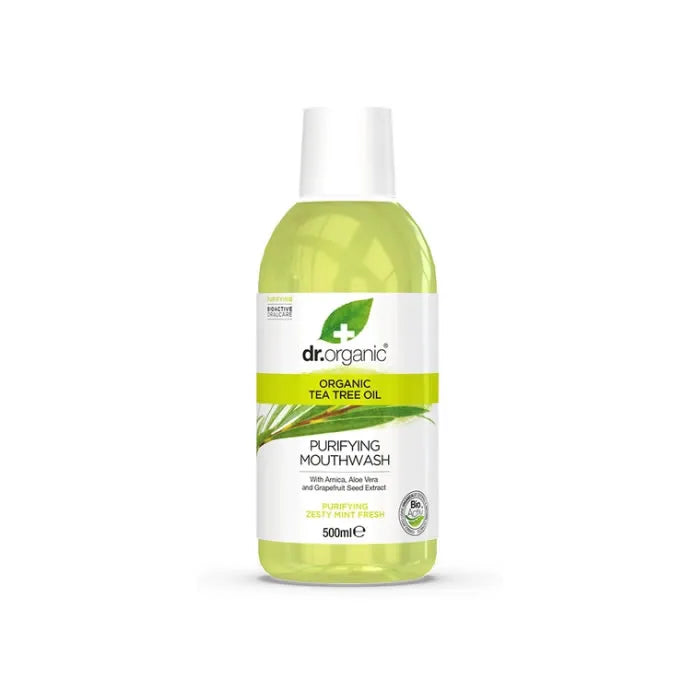 DR. Organic Dr Organic Tea Tree Mouthwash, 500 ml