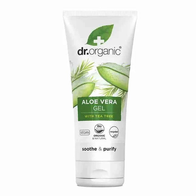 DR. Organic Dr Organic Aloe Vera – Gel With Tea Tree Unisex, 200 ml
