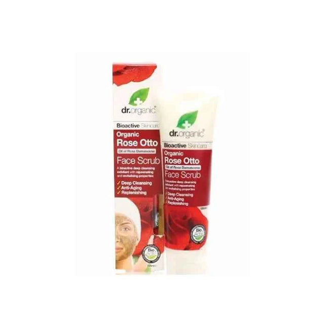 DR. Organic Dr Organic Rose Otto Face Scrub Unisex, 125 ml