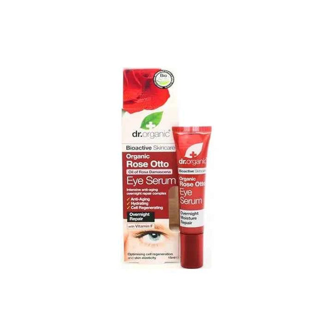 DR. Organic Dr Organic Rose Otto Eye – Serum Unisex, 15 ml