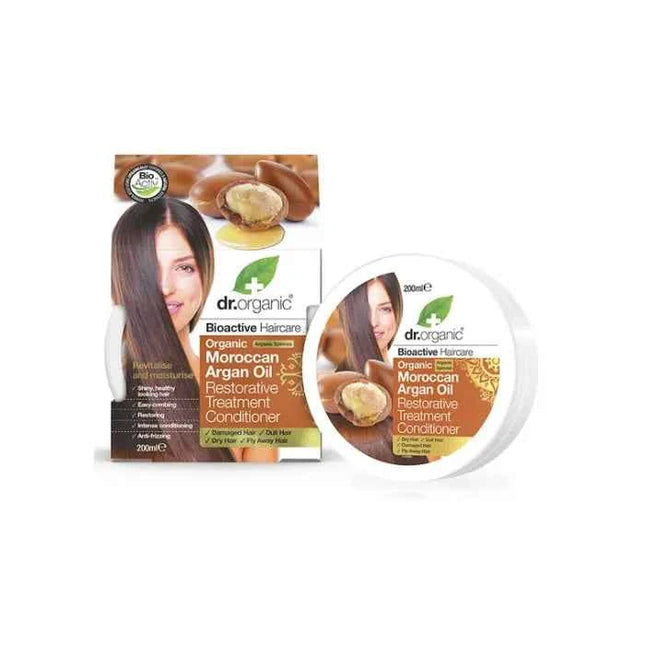 DR. Organic Moroccan Argan Oil Hair Treatment – Conditioner Unisex, 200 ml